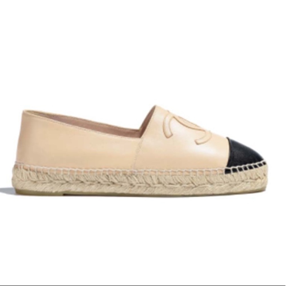 Chanel Leather Espadrilles size 37